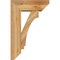 Ekena Millwork Imperial Slat Rough Sawn Bracket w/ Offset Brace, Western Red Cedar, 8"W x 22"D x 34"H BKT0806X22X34IMP06RWR - alternate 2